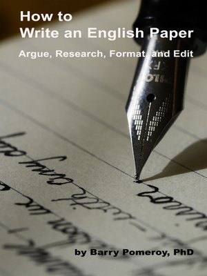 cover image of How to Write an English Paper